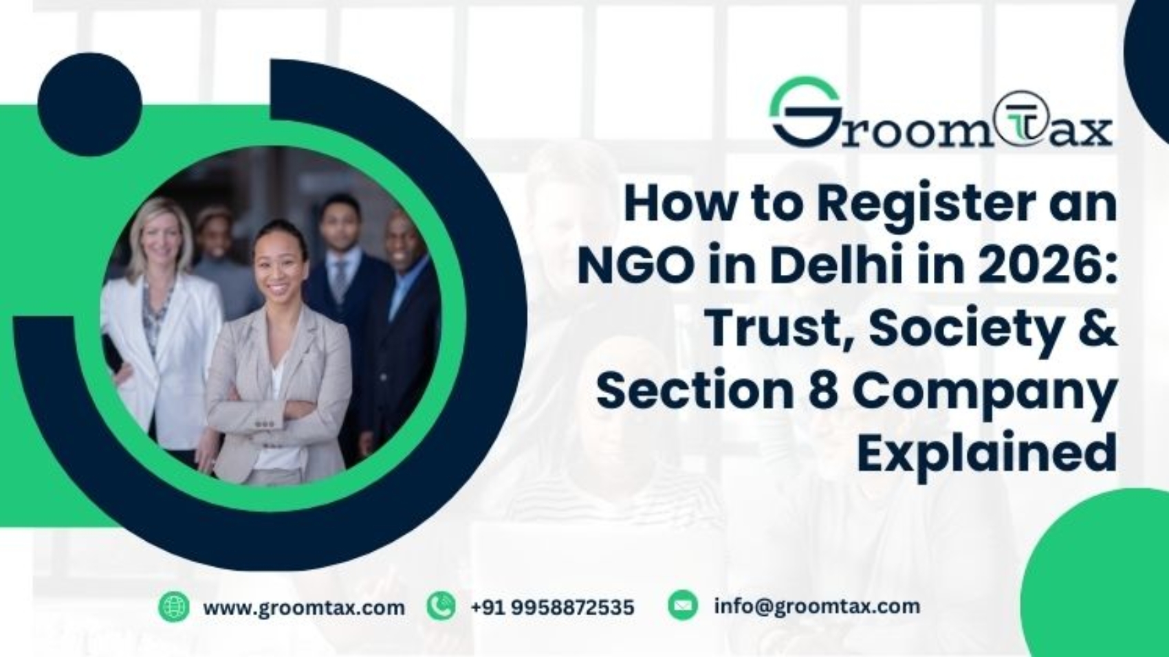 How to Register an NGO in Delhi in 2026 Trust, Society & Section 8 Company Explained