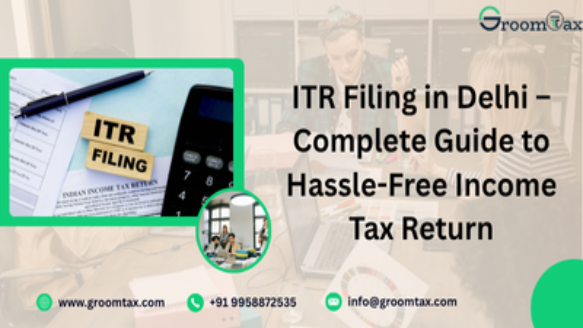 ITR filing services in Delhi online income tax return help